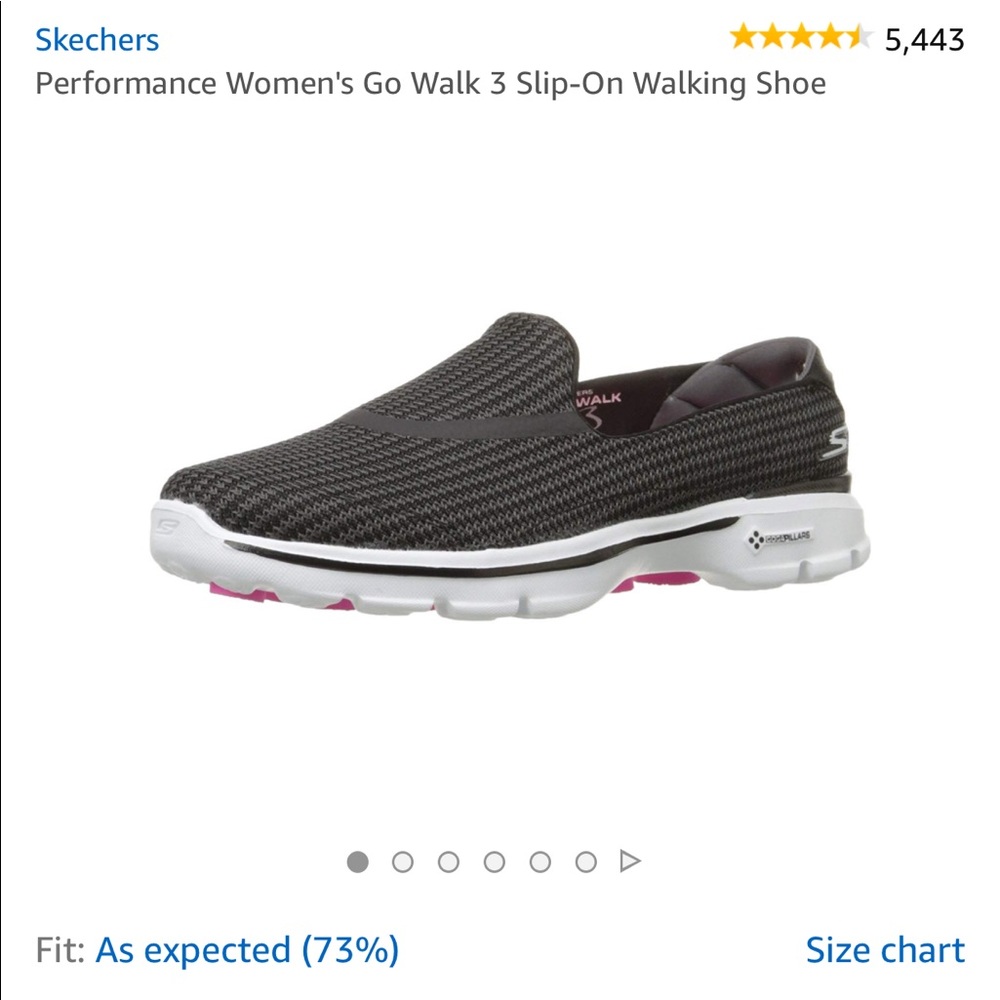 Skechers Go Walk slip on shoe.